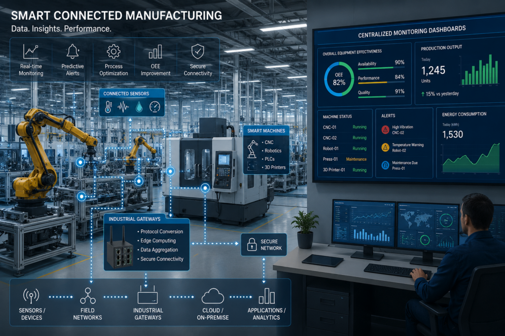 Industrial IoT (IIoT): The Backbone of Modern Smart Manufacturing